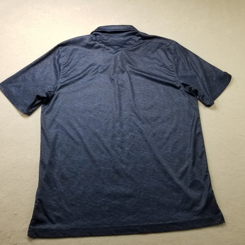 Greg Norman Polo Shirt Mens Size L Blue Short Sleeve Performance Golf ML75 - Picture 7 of 8